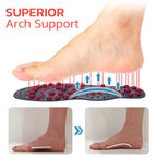 Acupressure Arch Support Insoles with Massage Nodes