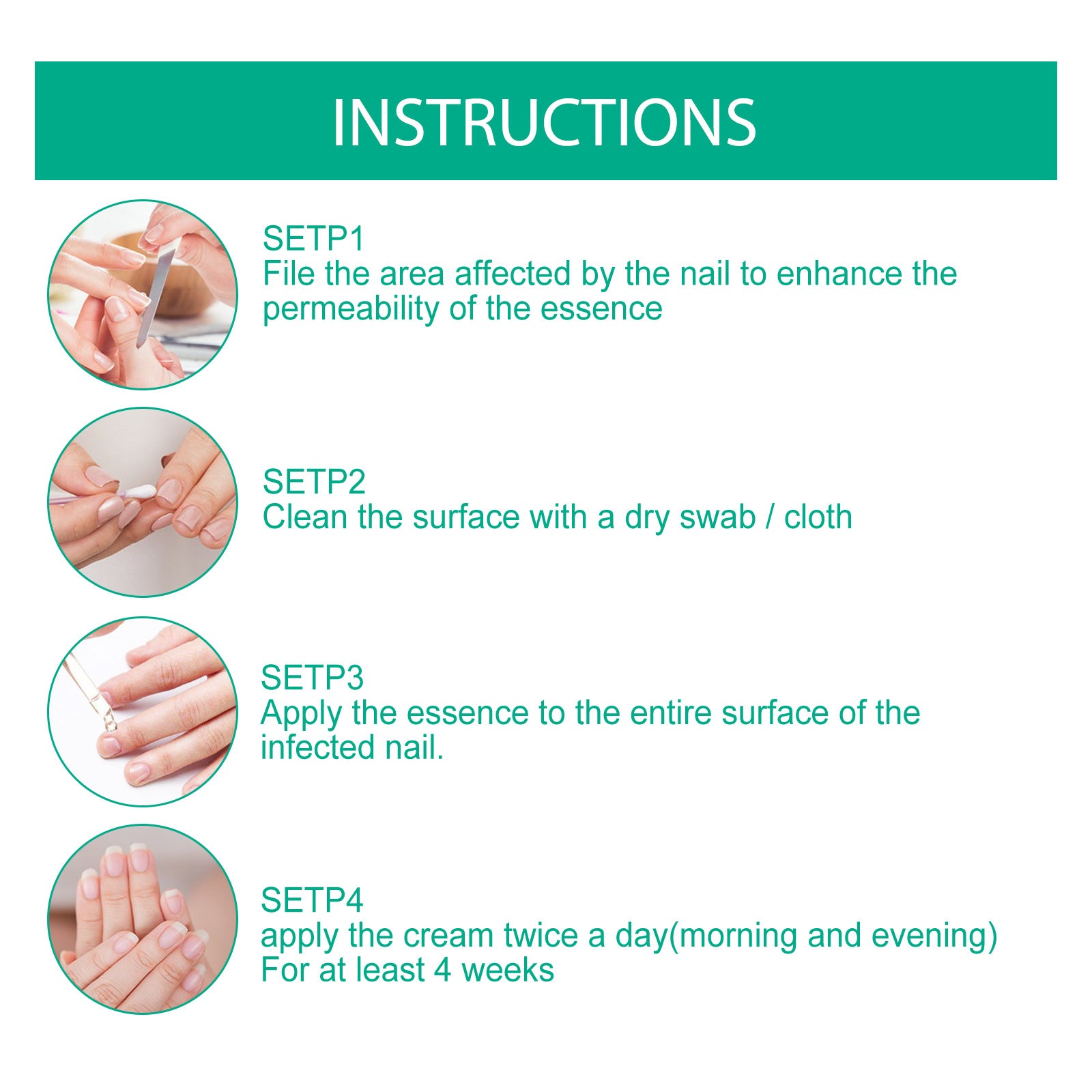 South Moon Nail Care Essence Moisturizes And Cleanses Hands, Feet And Nails And Brightening Nails Daily Care Essence