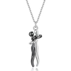 Necklace Embrace Pendant Necklace Mother-Daughter Embrace Clavicle Chain