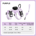 Cat Harness with AirTag Holder, Reflective and Adjustable