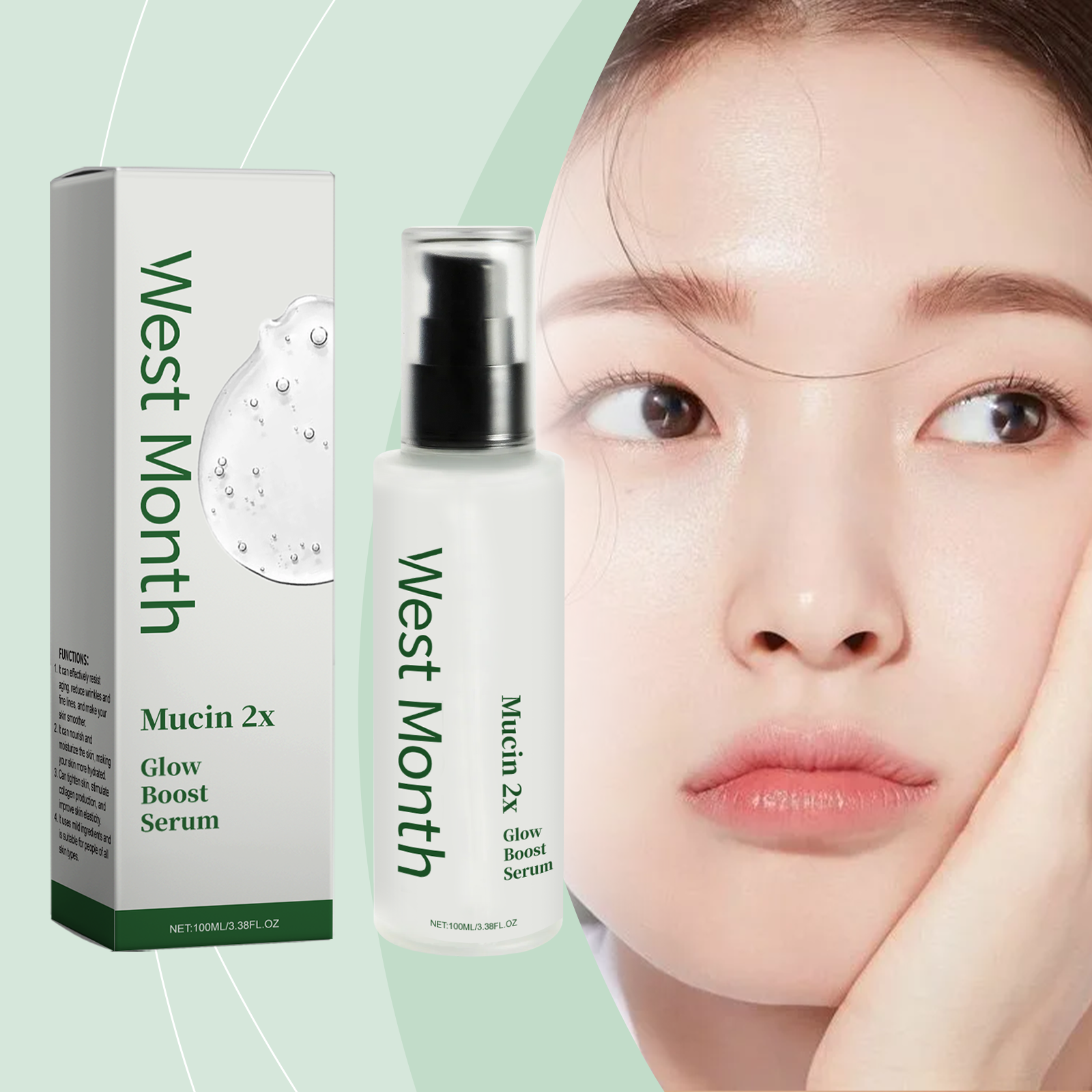 West&Month Firming Serum, Moisturizing And Hydrating Facial Skin Care Serum