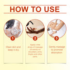 EELHOE Vanilla Body Essential Oil Softens Body Skin Hydrating Moisturizing Soothing Radiant Body Essential Oil