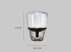Scandinavian Glass Table Lamp