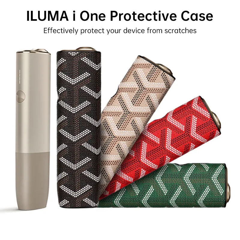 Leather Protective Case Compatible with IQOS ILUMA One I ONE, Stylish Shockproof Cover