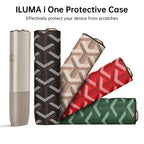 Leather Protective Case Compatible with IQOS ILUMA One I ONE, Stylish Shockproof Cover