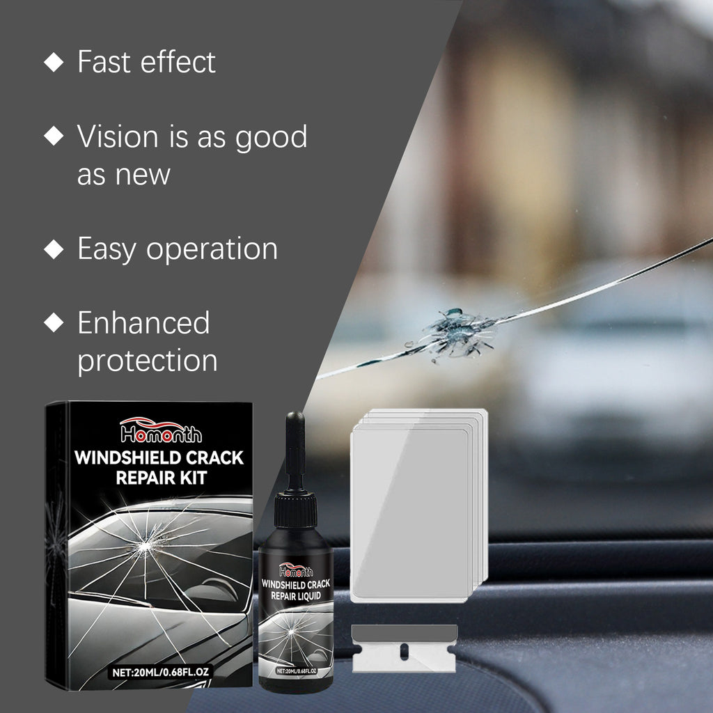 Automotive Windshield Crack Care Solution Automotive Glass Care Tool Crack Glass Adhesive Solution
