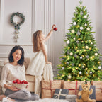 7FT PE&PVC Prelit Christmas Tree