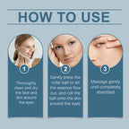 Moisturizing Eye Cream with Roller Ball Applicator, Hydrating Eye Care