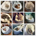 Dog Sleeping Bag Bed for Puppies and Small Dogs, Cotton-Filled