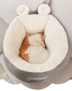 Dog Sleeping Bag Bed for Puppies and Small Dogs, Cotton-Filled