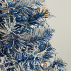 A set of 4 artificial Christmas trees, including flower garlands, flower garlands, and 2 entrance trees, equipped with LED light