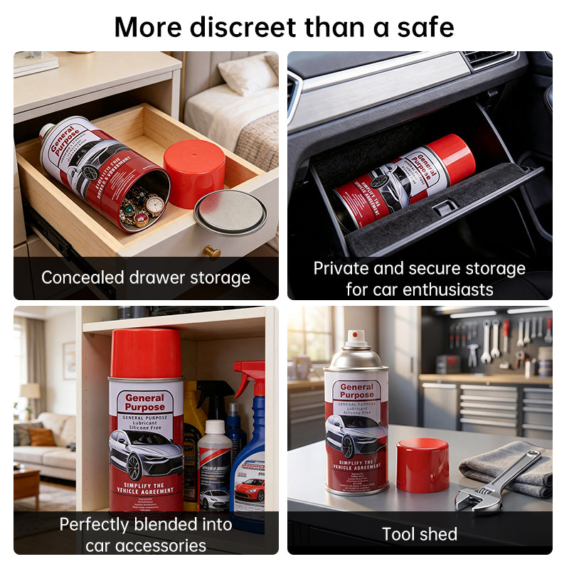 Secret Compartment Safe – Concealable Storage Box for Cash, Watches, Pills