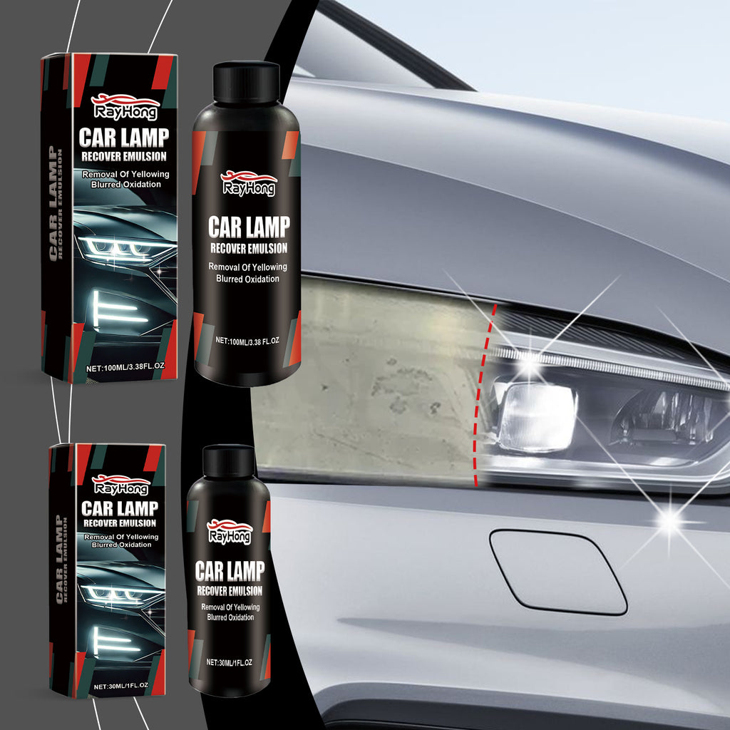 Rayhong Car Headlight Repair And Polishing Paste (100ml) Car Headlight Decontamination, Dust-Proofing, Scratch Refurbishment, And Car Paint Care Agent