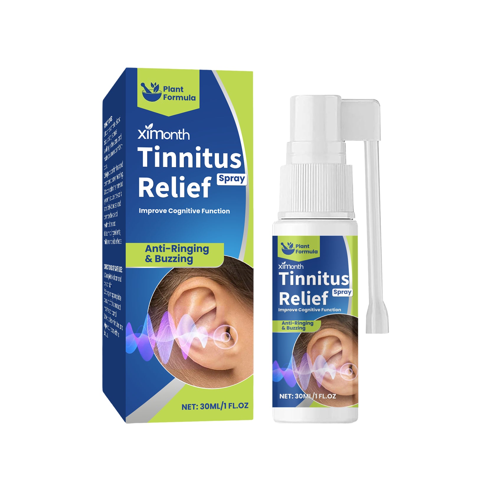 Ximonth Ear Care Spray, A Gentle, Soothing And Nourishing Ear Daily Body Care Spray