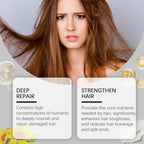 Keratin Hair Mask with Mint Leaf Extract, Deep Moisturizing