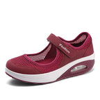 Outdoor large-size mesh shoes rocking shoes women's shoes air cushion mesh shoes sneakers foot covers