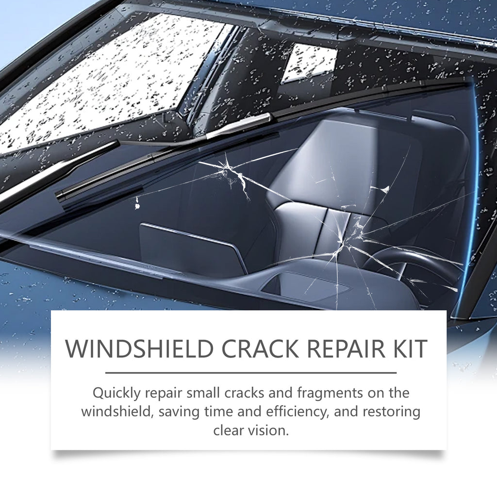 Rayhong Automotive Windshield Repair Fluid, Glass Nano Repair Kit Repair Cracks Clear Vision
