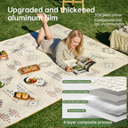 Portable Waterproof & Sandproof Picnic Blanket, Compact Outdoor Mat for Beach, Camping, Hiking, Travel