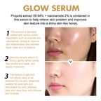 EELHOE Propolis Nicotinamide Photosensitive Essence, Reduces Acne Marks Moisturizes Brightens And Whitens Facial Essence