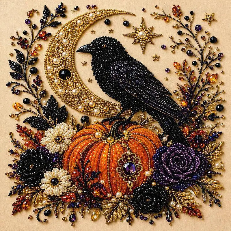 DIY Ghost Diamond Painting Kit for Halloween Wall Decor