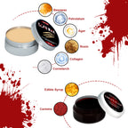 Halloween Special Effects Makeup Kit with Scar Wax and Fake Blood