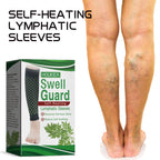 HouKea Heating Leg Cover, Relieve Lymphatic Swelling Venous Care Smooth Blood Vessel Bulges Warm Warm Leg Cover