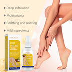 Foot Exfoliating Spray with Coconut Oil, Lemon Extract and Glycerin