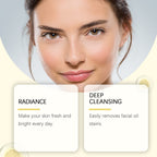 Hoygi Vitamin C Brightening Cleanser, Moisturizes And Soothes Facial Skin With A Clean, Hydrating, Non-Tightening Cleanser