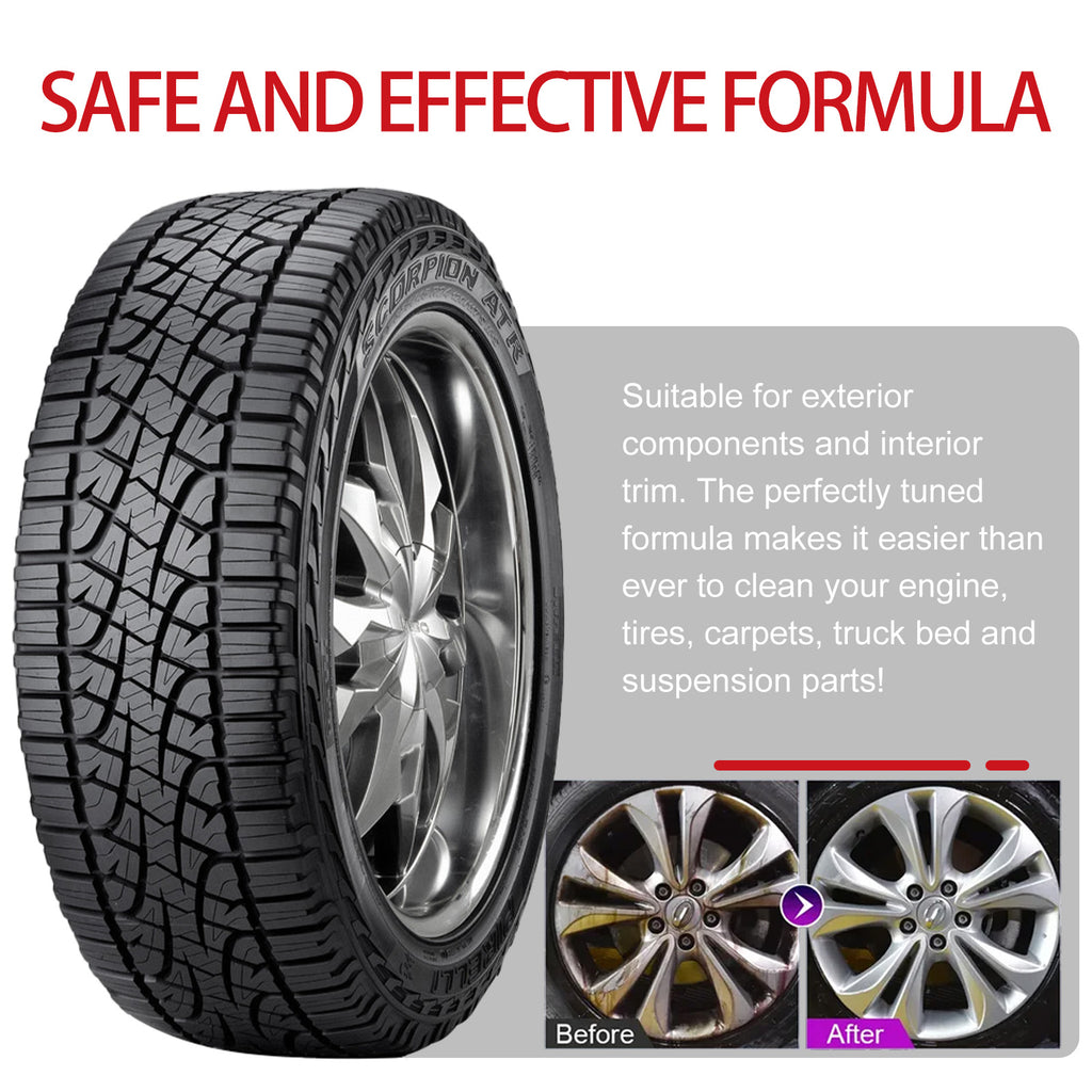 Rayhong Car Multi-Functional Cleaner, Car Paint Surface Wheel Hub Metal Strong Decontamination Cleaner