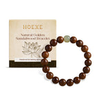 Gold Wire Sandalwood Bead String New Chinese Style Simple Minority Sense Ancient Style Style Play Decorative Bracelet
