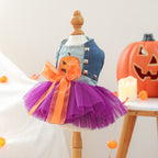 Halloween Pet Dress and Costume Set for Dogs and Cats