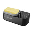 Dishwashing Liquid Press Dispenser Sponge Soap Liquid Box Rack