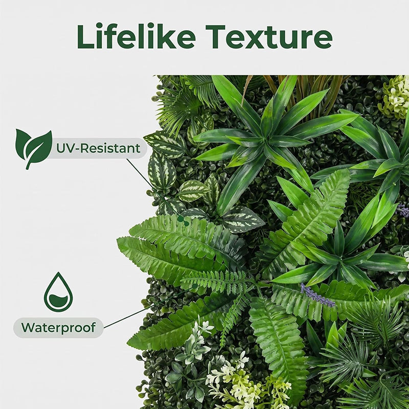 40×120cm Artificial Green Wall Panel – Faux Plant Grass Mat for Door, Background Wall, Party & Home Decor