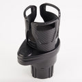Cross-Border Bestseller Multi-Functional Car Water Cup Holder (Carbon Fiber Black), 1 Split 2 Double-Layer Storage Rotating Car Beverage Cup Holder In Stock