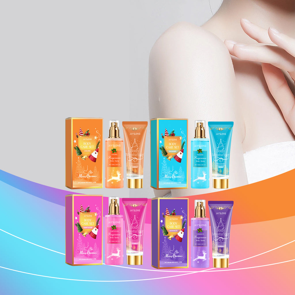 Christmas Fragrance Body Care Set: Body Spray and Body Lotion