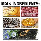 Red Onion & Black Seed Hair Oil for Dry, Damaged Hair