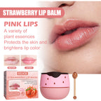 Overnight Strawberry Lip Mask with Honey and Collagen