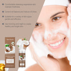 West&Month Coconut Foam Cleanser Gentle Pore Cleanser Refreshing Moist Cleanser