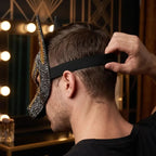 Sparkly Anubis Mask, Rhinestone Egyptian God Mask for Halloween & Masquerade Party
