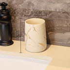 Luxury Couple’s Ceramic Cup Set – High-End Bathroom Tumblers