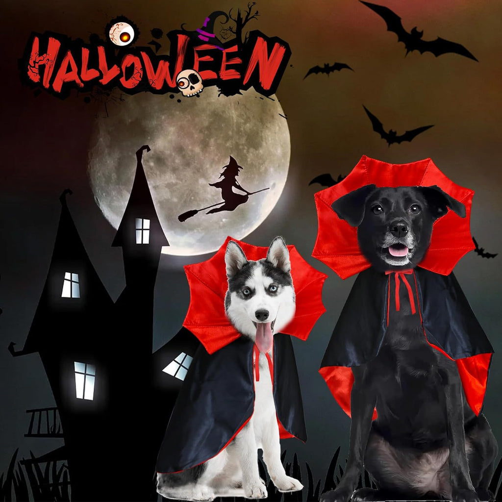 Halloween Bat Cloak Costume for Dogs and Cats