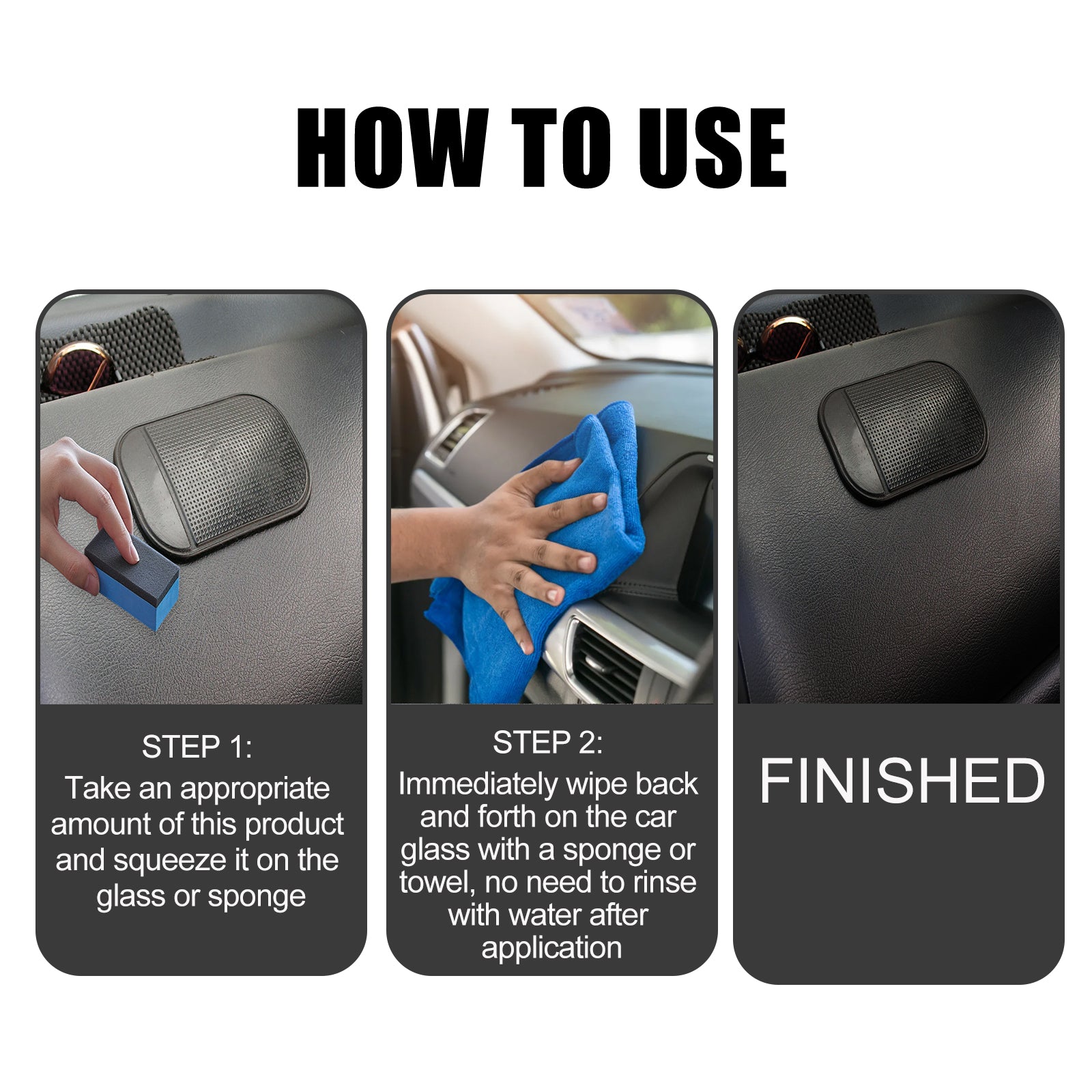 Plastic Coating Agent Set, Automotive Interior Instrument Panel Seat Cleaning Decontamination Refurbished Coating Agent