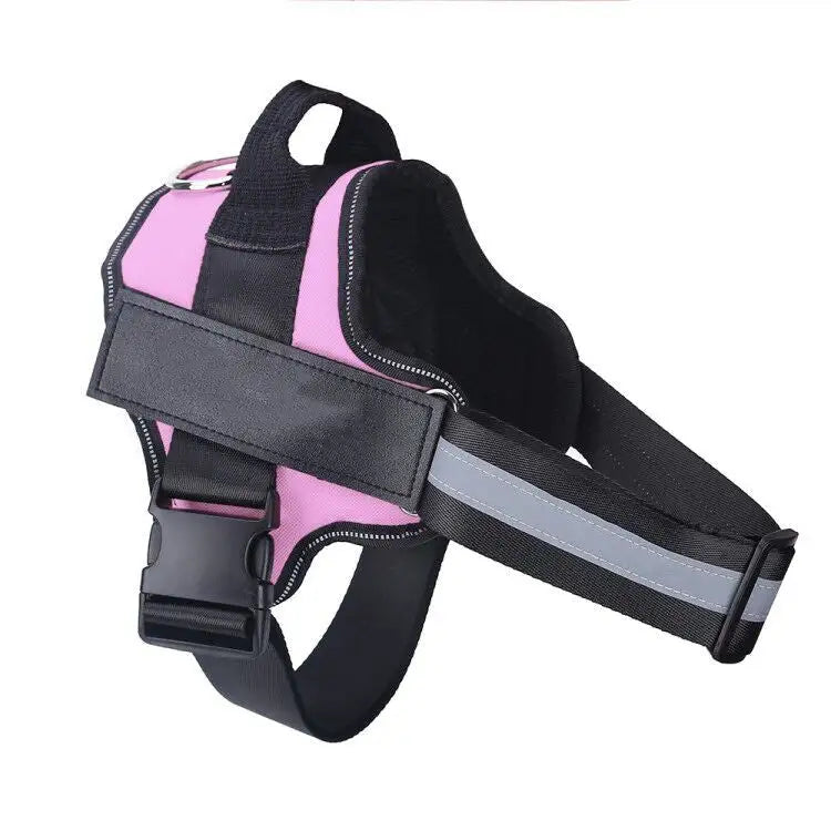 Personalized No-Pull Reflective Dog Harness with Custom Patch