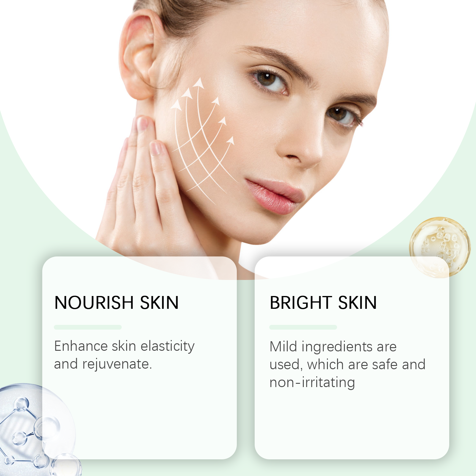 West&Month Firming Serum, Moisturizing And Hydrating Facial Skin Care Serum