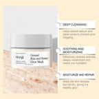 Honey Rice Cleansing Mud Mask, Moisturizing Face Mask