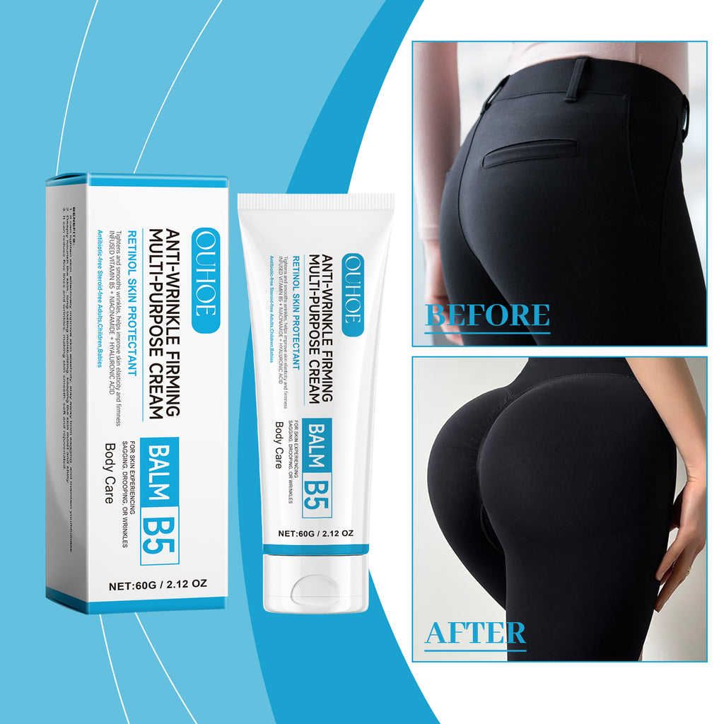 OUHOE Anti-Wrinkle Firming Multi-Purpose Cream, Body Buttocks Chest Legs Skin Moisturizing Massage Firming Cream