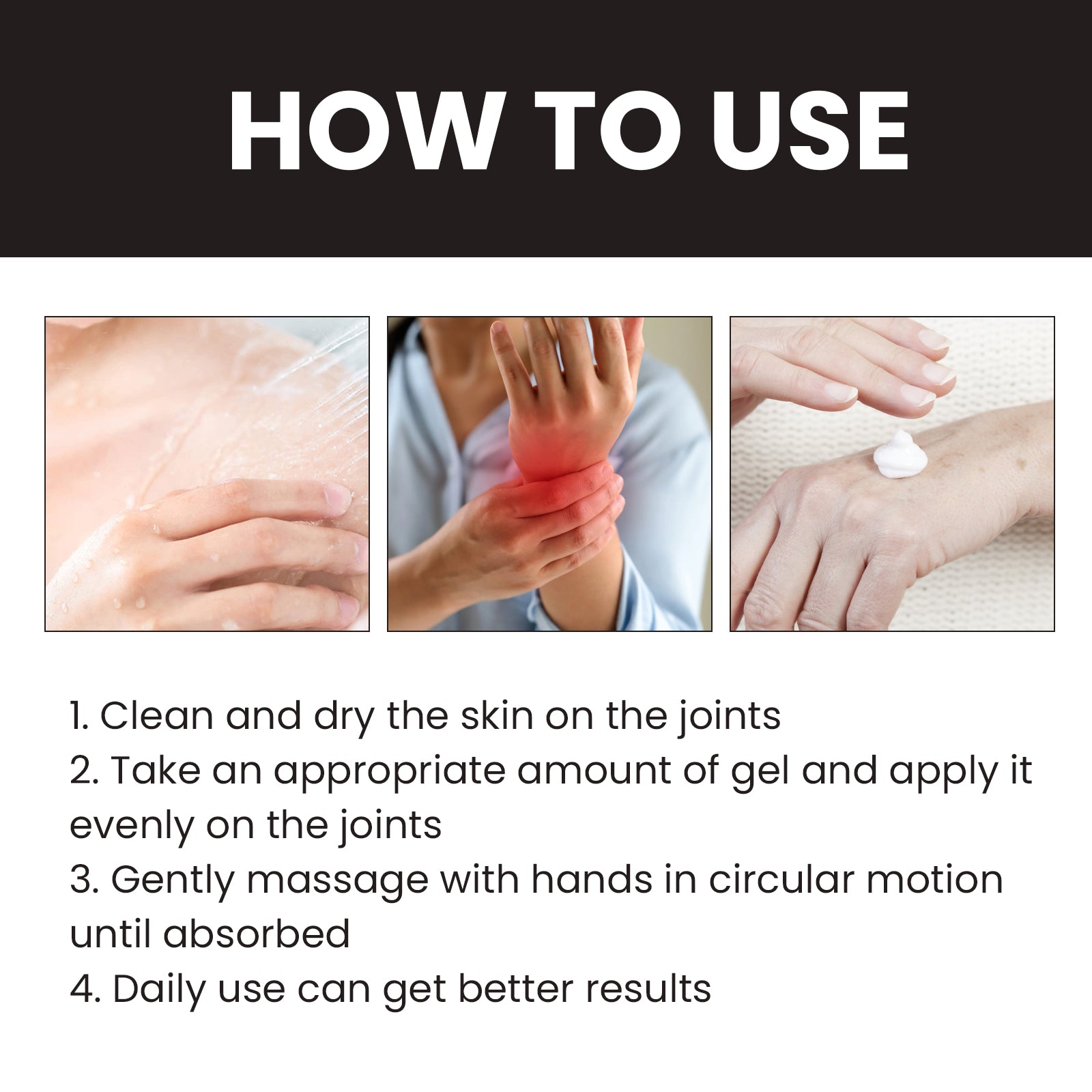 South Moon Joint Repair Gel, Relieve Lumbar Spine Knee Body Massage Soothing Tendons And Activating Collaterals Care Gel