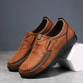 Men's shoes, fashionable and breathable, men's business shoes, British lazy shoes, dad's single shoes, casual shoes, men's shoes