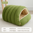 Pet Closed Nest Thickened Warm Detachable Washable Dual purpose Small and Medium sized Dog and Cat Deep Sleeping Nest Mat