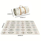 Portable Waterproof & Sandproof Picnic Blanket, Compact Outdoor Mat for Beach, Camping, Hiking, Travel